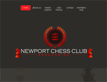 Tablet Screenshot of newportchessclub.com