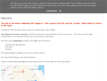 Tablet Screenshot of newportchessclub.org.uk